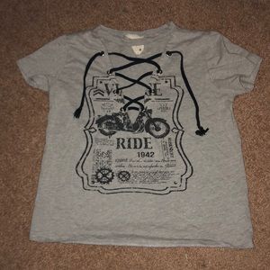 V-Neck cut out T-Shirt